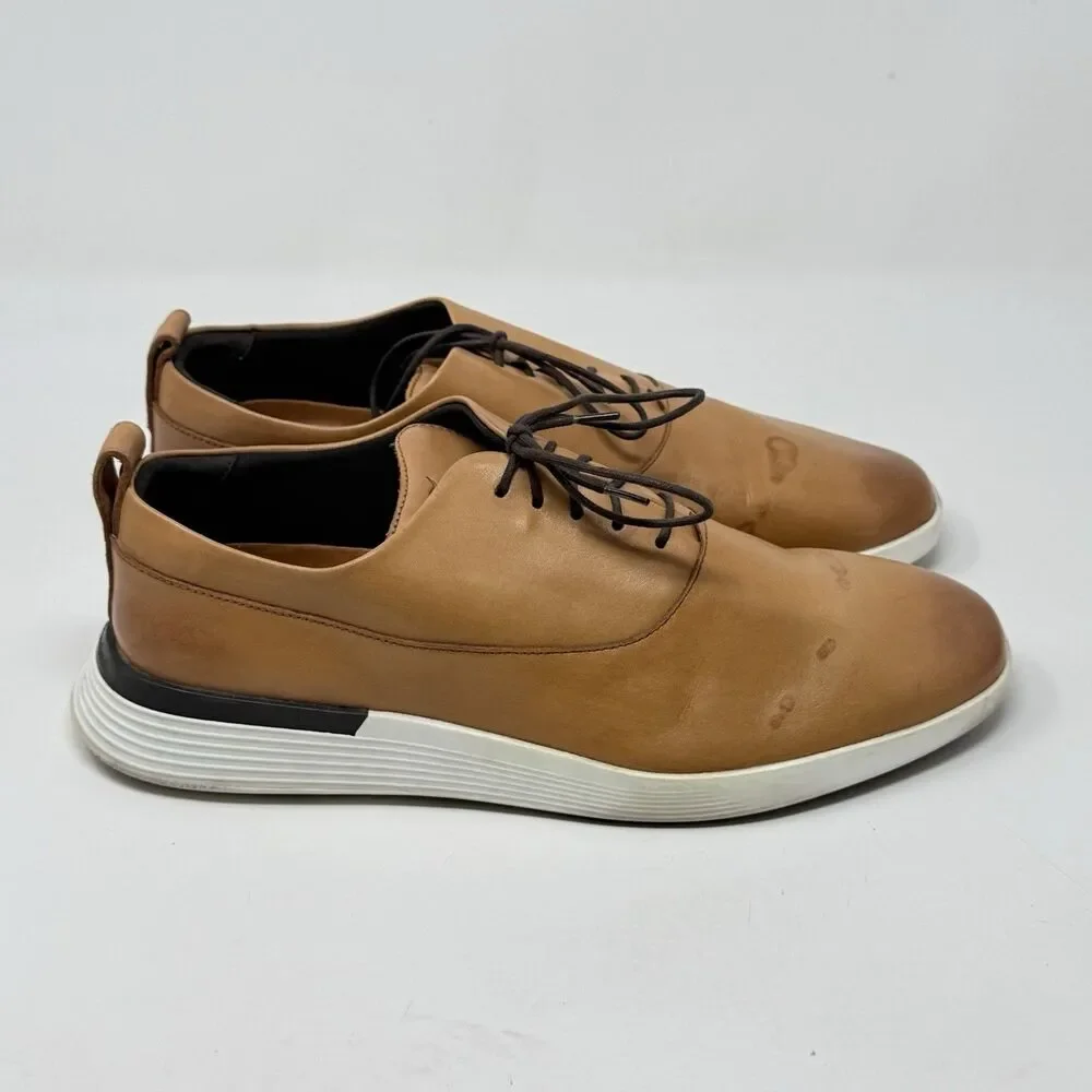 Wolf & Shepherd Crossover Longwing Oxford Shoes Mens 9.5 M Honey Brown Leather
